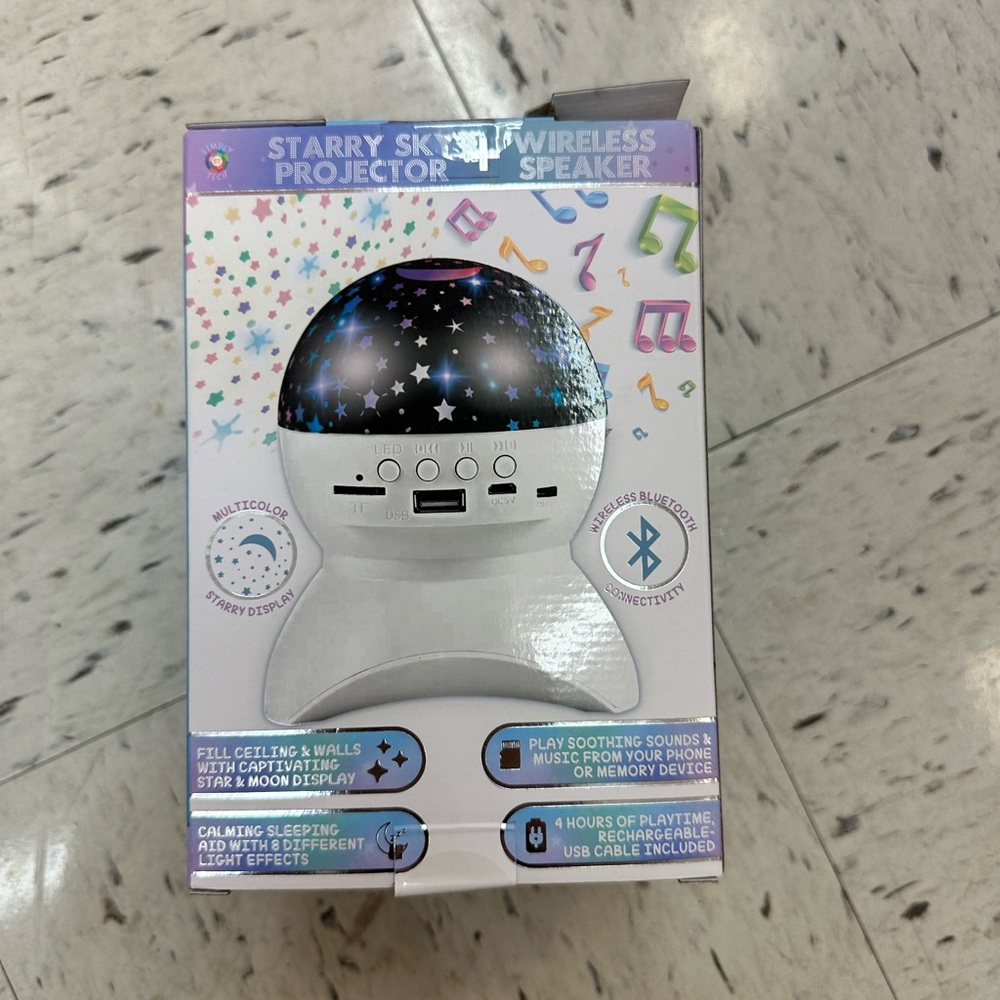 Colorful Starry Sky Projector Speaker